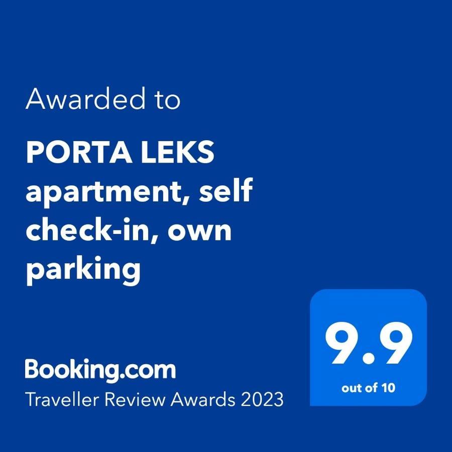 Porta Leks Apartment, Self Check-In, Own Parking Skopje Esterno foto